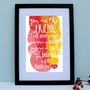 Personalised Unforgettable Friend Framed Print, thumbnail 6 of 8