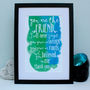 Personalised Unforgettable Friend Framed Print, thumbnail 4 of 8