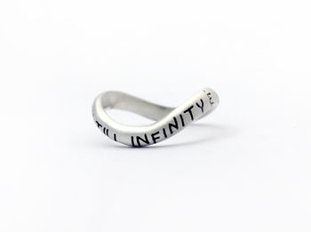 Infinity Ring In Sterling Silver, 3 of 5