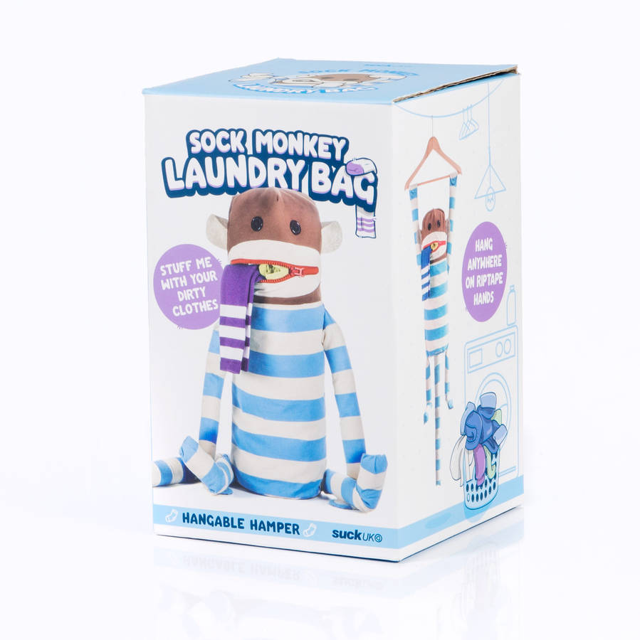 Sock Monkey Laundry Bag By all things Brighton beautiful