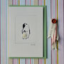 Mother Penguin And Chick Card, thumbnail 1 of 2