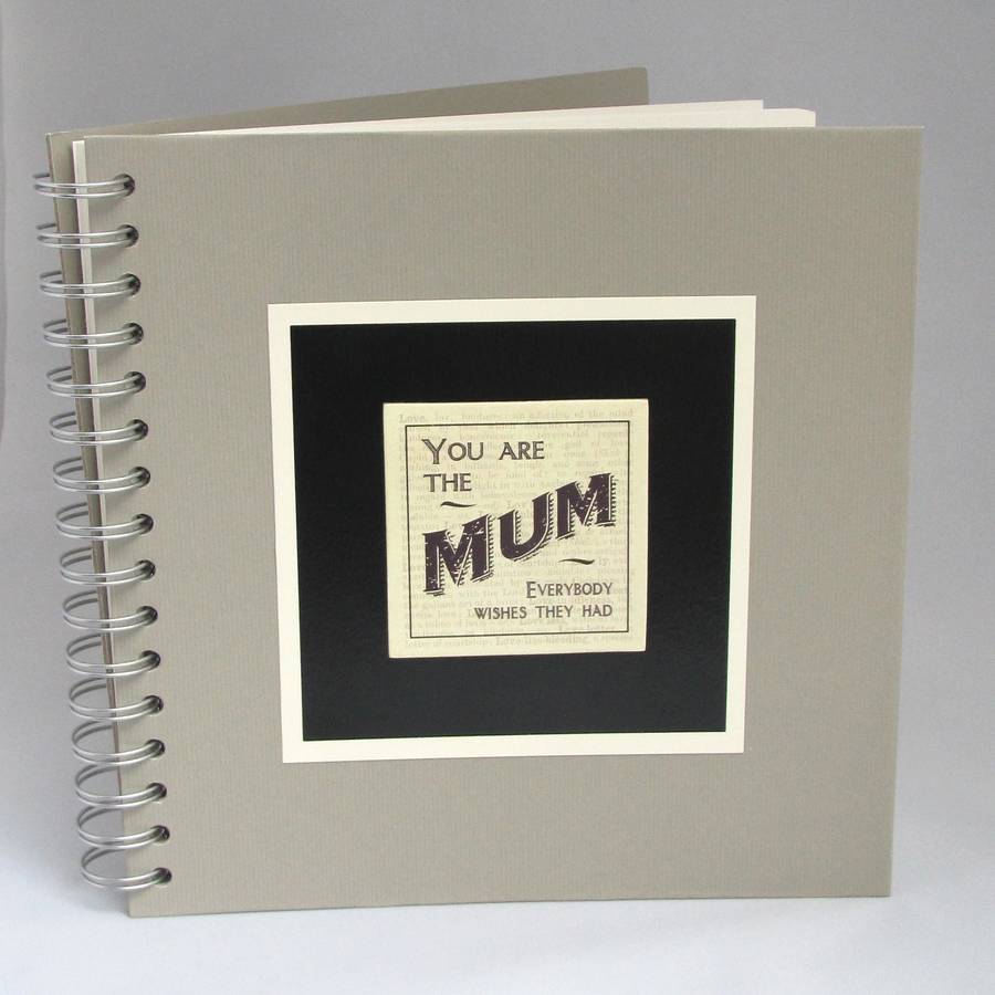 best mum memories album / keepsake book by chapel cards