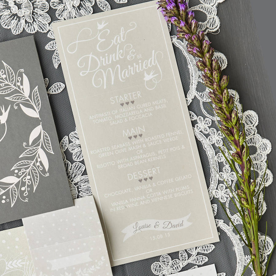 whimsical wonderland on the day wedding stationery by papergrace ...