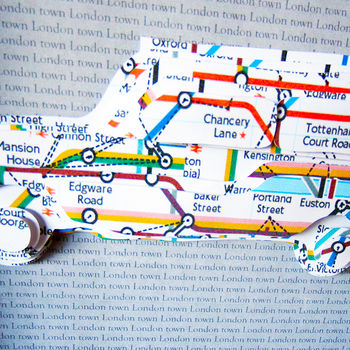 Framed Tube Map 3D London Taxi, 2 of 2
