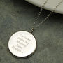Lucky Sixpence Necklace In Sterling Silver, thumbnail 8 of 9