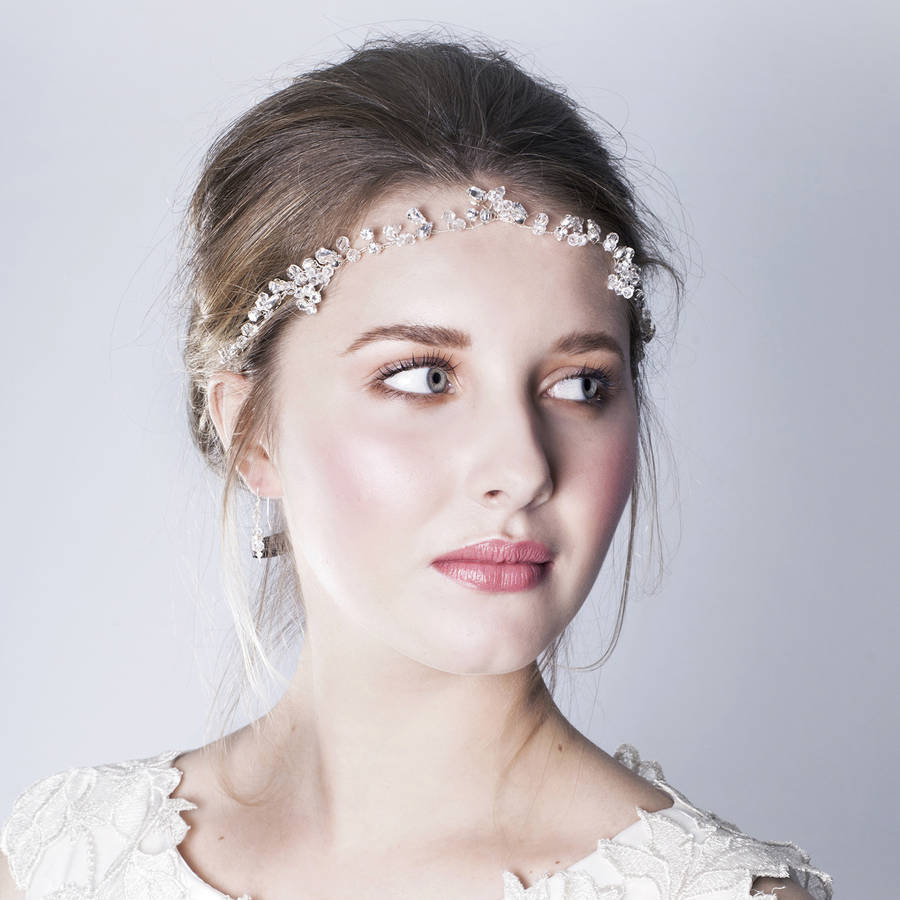 Crystal Wedding Hair Vine 'Ariene' By Rosie Willett Designs