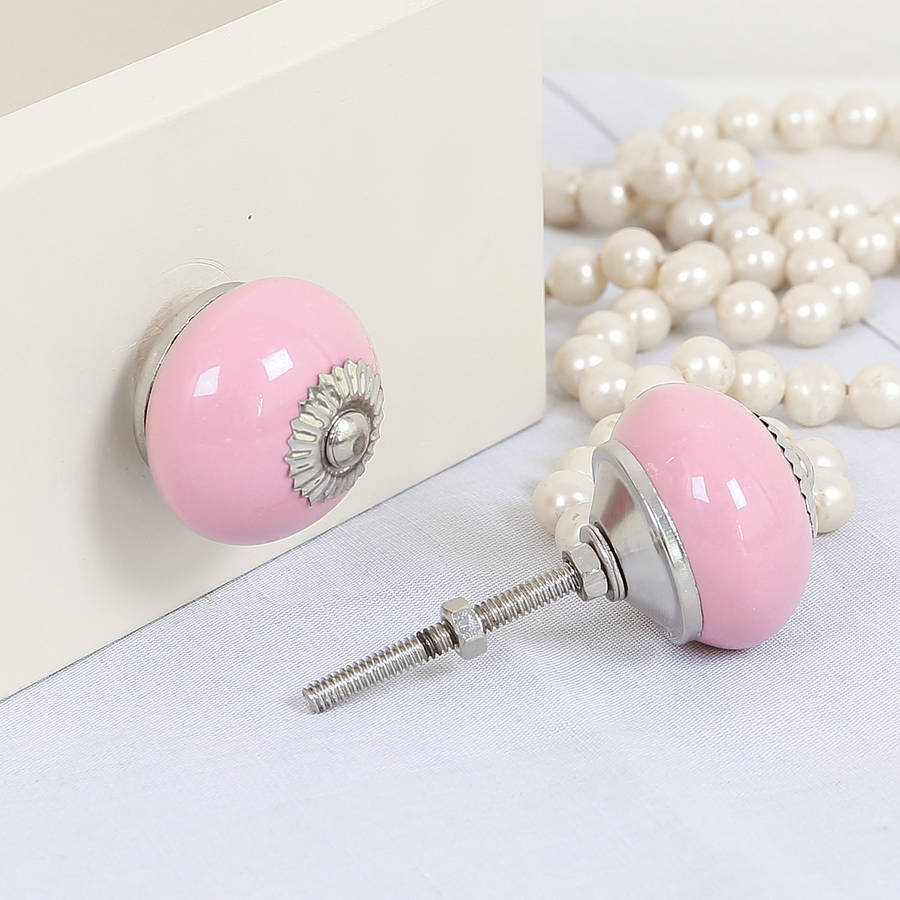 Baby Pink Vintage Drawer Pull By Dibor