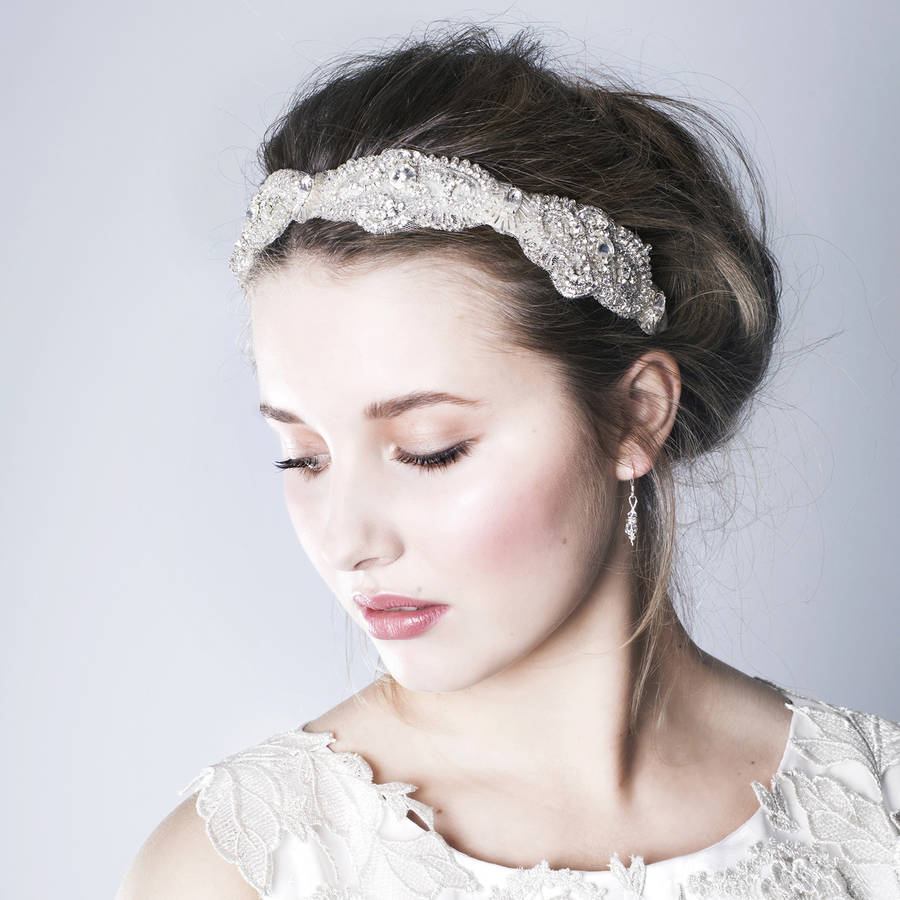 Handmade Carina Five Wedding Headband By Rosie Willett Designs