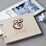 Personalised Ampersand Wedding Guest Book, thumbnail 1 of 6