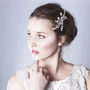 Crystal Wedding Hair Comb 'Iris Two', thumbnail 1 of 2