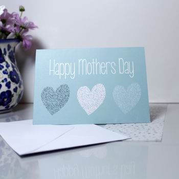 Mother's Day Heart Pattern Card, 2 of 2