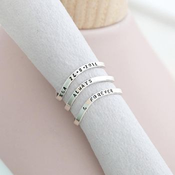 Personalised Infinity Ring, 3 of 7