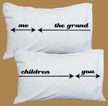 Personalised Couple Pillowcases For Grandparents, 2 of 2