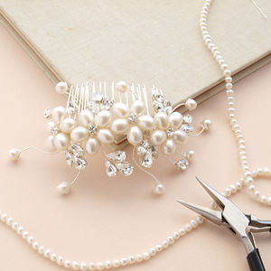 Large Dew Pearl Hair Comb By Jewellery Made Me Large Dew Pearl Hair Comb By Jewellery Made Me Notonthehighstreet