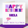 Retirement Card 'Goodbye Tension Hello Pension', thumbnail 2 of 2