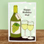 'Birthday Wine' Personalised Card, thumbnail 3 of 5