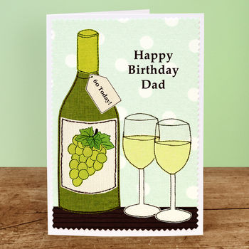 'Birthday Wine' Personalised Card, 3 of 5