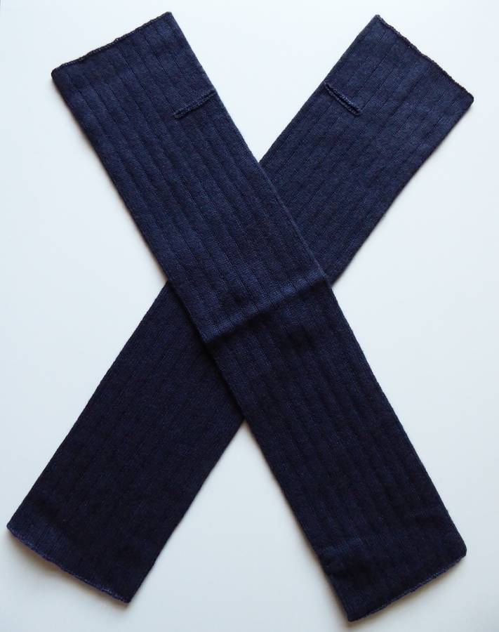 cashmere silk wrist warmers by plum & ivory