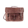 Classic Leather Laptop Bag With Handle And Pocket, thumbnail 5 of 8