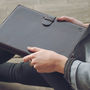A4 Leather Document Case / Meeting Folder. 'The Gallo', thumbnail 11 of 12