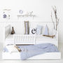 White Wood Scandinavian Single Bed, thumbnail 2 of 3