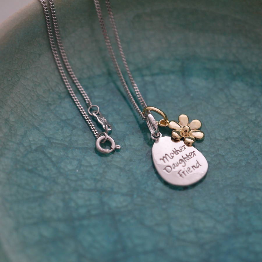 Mother Daughter Charm Necklace By Dizzy | notonthehighstreet.com