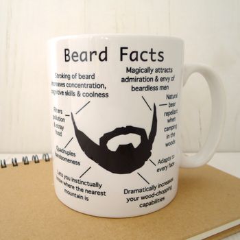 Beard Facts Gift Mug, 2 of 2
