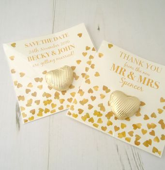 Personalised Save The Date Wedding Favour, 3 of 6