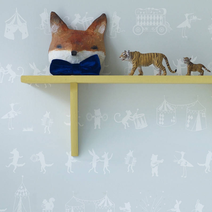 Animal Parade Wallpaper By Hibou Home