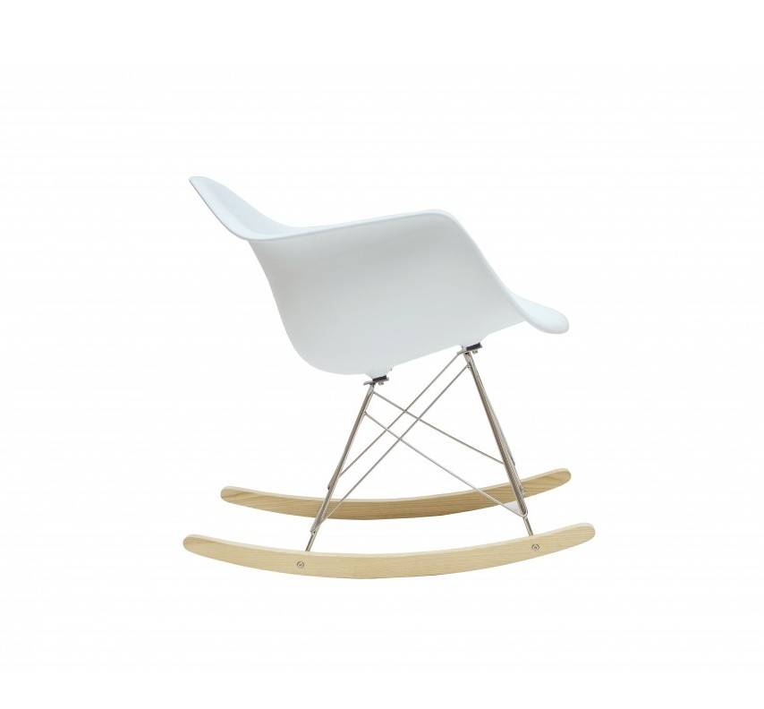 Eames Style White Rocker Chair By I Love Retro