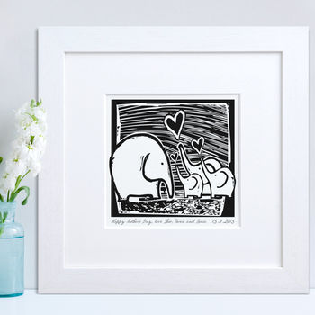 Personalised Elephant Print, 4 of 6