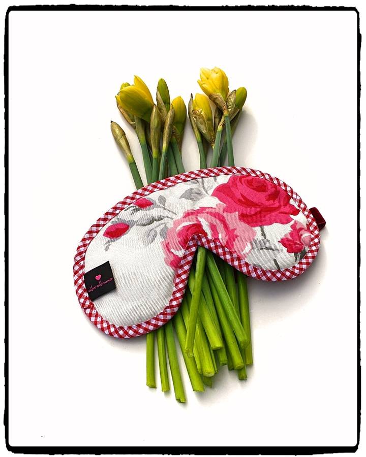 Luxury Eye Mask Lavender Filled Betsy Print By Love Lammie & Co