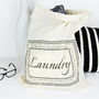 Home And Travel Laundry Bag With Personalised Initials, thumbnail 1 of 6