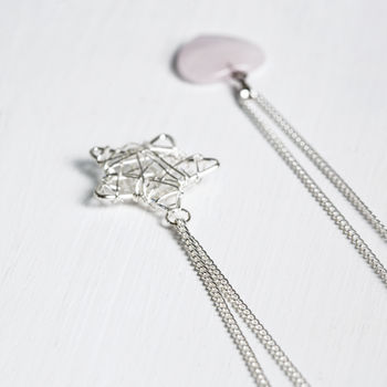 Personalised Wire Star Necklace, 2 of 3