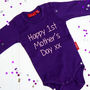 Personalised First Mother's Day Babygrow, thumbnail 1 of 7