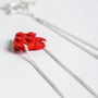 Personalised Building Block Heart Charm Necklace, thumbnail 2 of 2