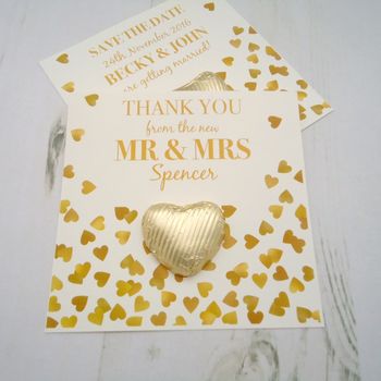 Personalised Save The Date Wedding Favour, 6 of 6