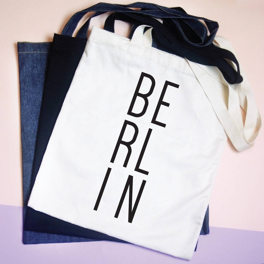 Personalised Location City Tote Bag By A Piece Of | notonthehighstreet.com