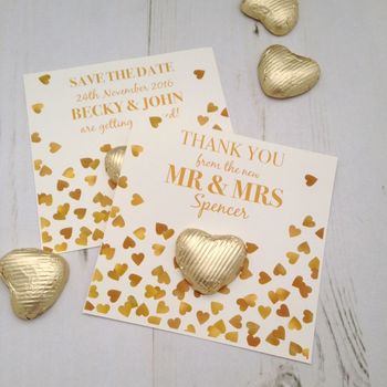 Personalised Save The Date Wedding Favour, 4 of 6