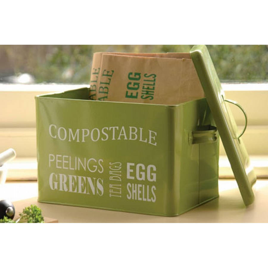 compost bin in lime green by garden selections | notonthehighstreet.com