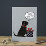 Black Labrador Father's Day Card, thumbnail 2 of 2