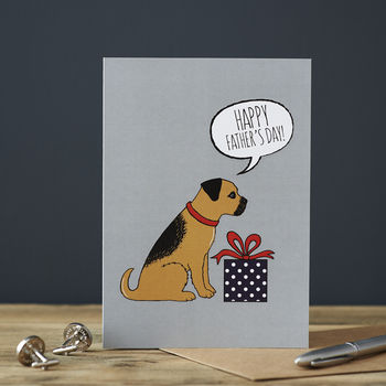 Border Terrier Father's Day Card, 2 of 2