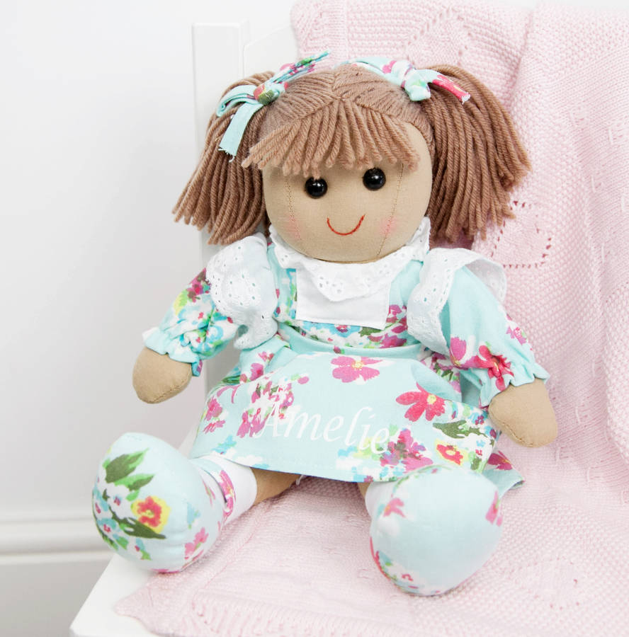 Personalised Floral Ragdoll By My 1st Years