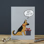 German Shepherd Father's Day Card, thumbnail 2 of 2