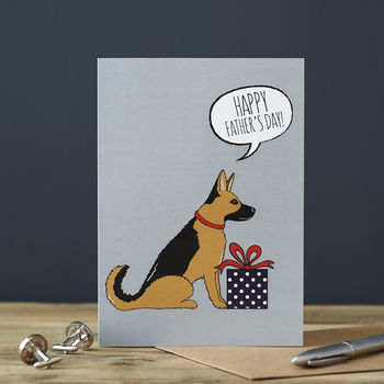 German Shepherd Father's Day Card, 2 of 2