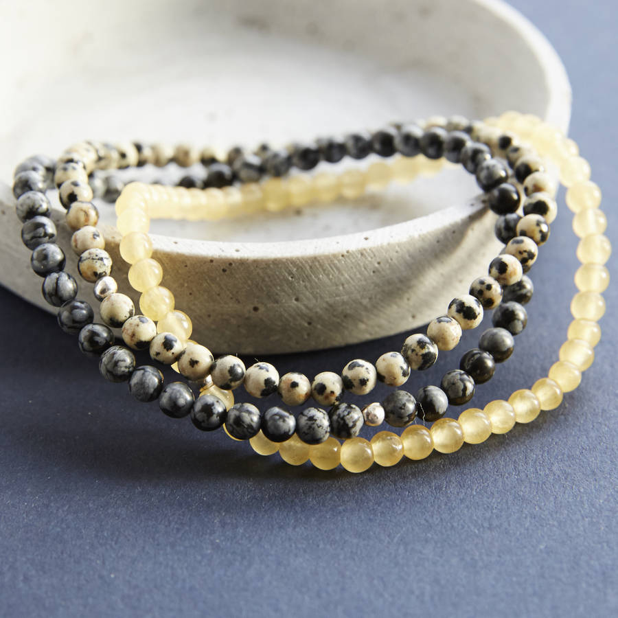 Men's Meaningful Stacking Bracelets By By River