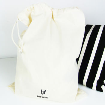 Home And Travel Laundry Bag With Personalised Initials, 2 of 4
