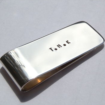 Personalised Sterling Silver Money Clip, 4 of 5