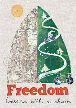'Freedom' Bike Print, 5 of 10
