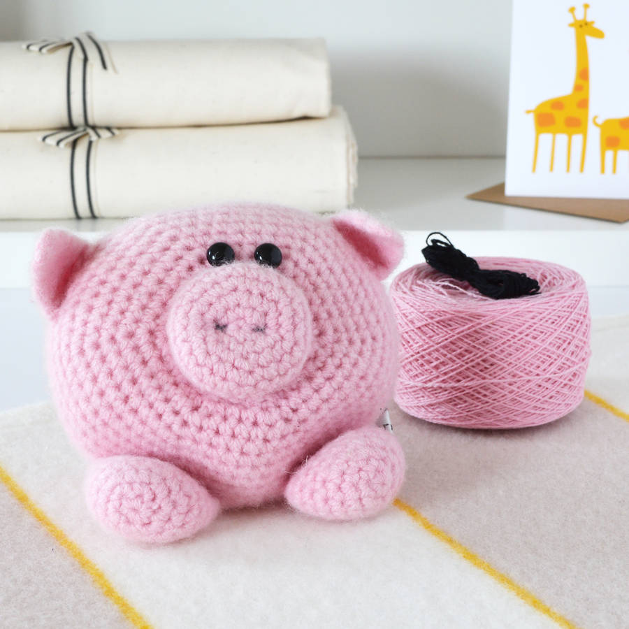 Little Piggy Crochet Kit, 1 of 4
